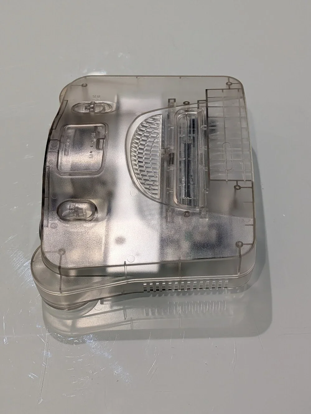 Clear Transparent Nintendo 64 N64 Videogame Console (NUS-001) with Jumper Pak